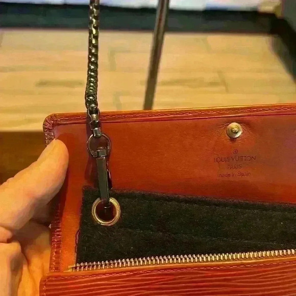 50” round gunmetal Crossbody Chain ~ unbranded - Picture 4 of 4